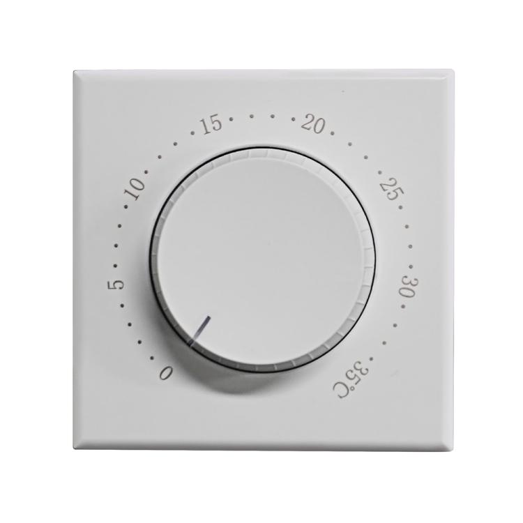 

BHT-101GAL Water Heating Smart Home Screenless Knob Thermostat with Dual Color LED Indicator(White)