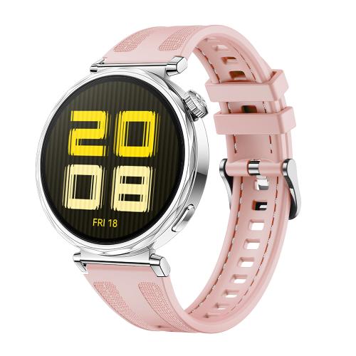 

18mm Kalebol Composite Silicone Watch Band(Pink)