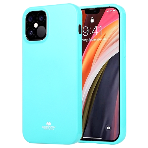 

For iPhone 12 / 12 Pro GOOSPERY JELLY TPU Shockproof and Scratch Protective Case(Mint Green)