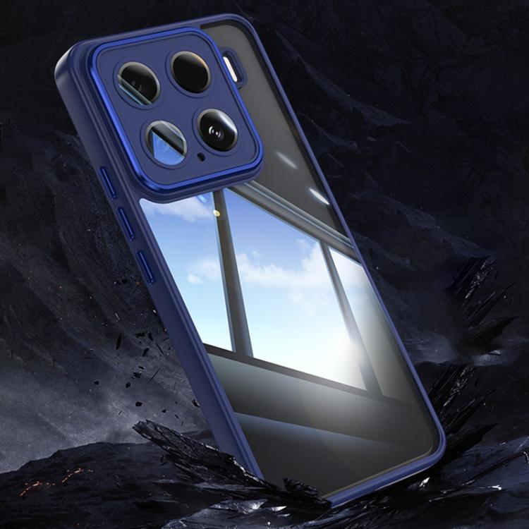 

For Xiaomi 15 Acrylic Hybrid TPU Armor Shockproof Phone Case(Blue)