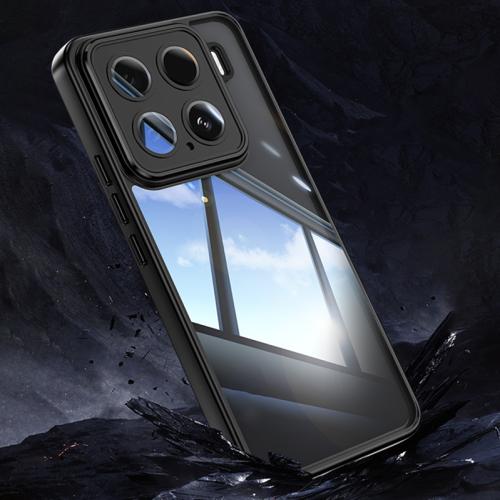

For Xiaomi 15 Pro Acrylic Hybrid TPU Armor Shockproof Phone Case(Black)