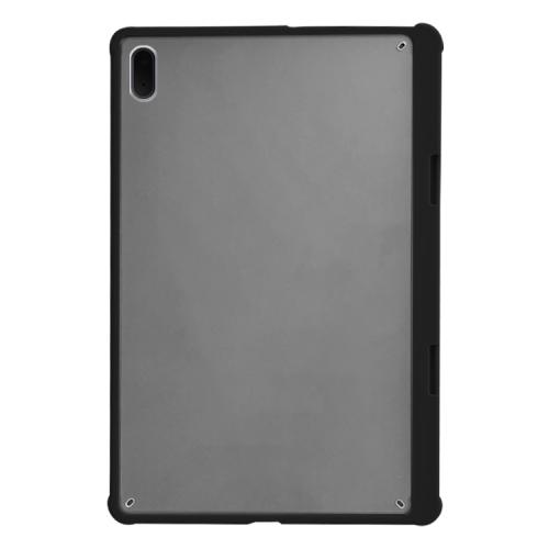 

For Samsung Galaxy Tab S7 FE T730 Frosted Acrylic PC Tablet Case with Pen Slot(Black)