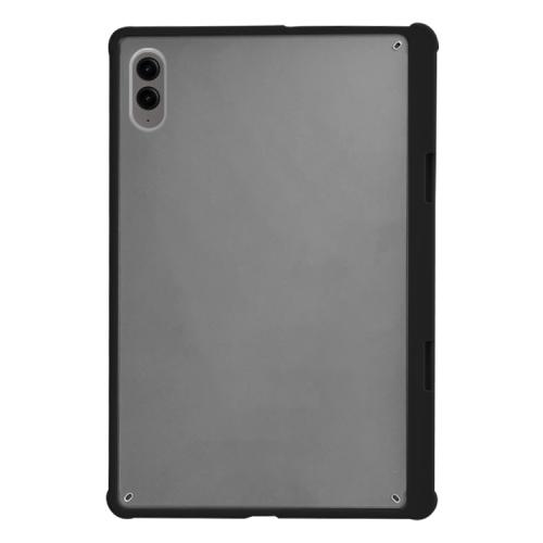 

For Samsung Galaxy Tab S9 FE+ X610 Frosted Acrylic PC Tablet Case with Pen Slot(Black)