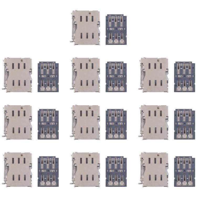 For Galaxy S21 5G SM-G991 10pcs Original SIM Card Reader