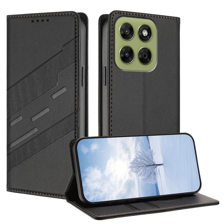 For Motorola Moto G Max / G87 / G77 5G Embossed Multi-functional Wallet Retro Leather Phone Case(Black)