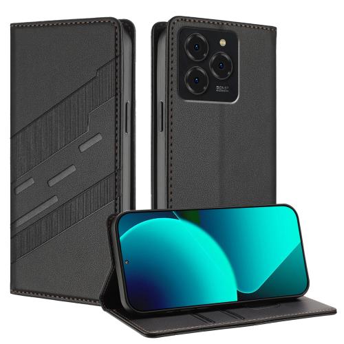 

For Ulefone Note 20 Pro Embossed Multi-functional Wallet Retro Leather Phone Case(Black)