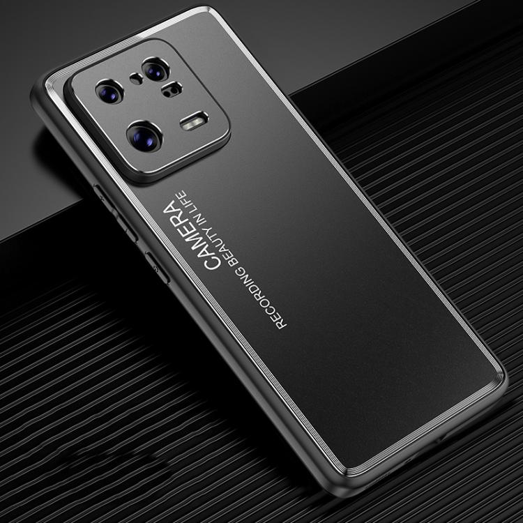 

For Xiaomi 13 Pro Frosted Metal Phone Case(Black)