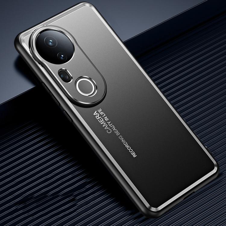 

For vivo S20 Pro Frosted Metal Phone Case(Black)