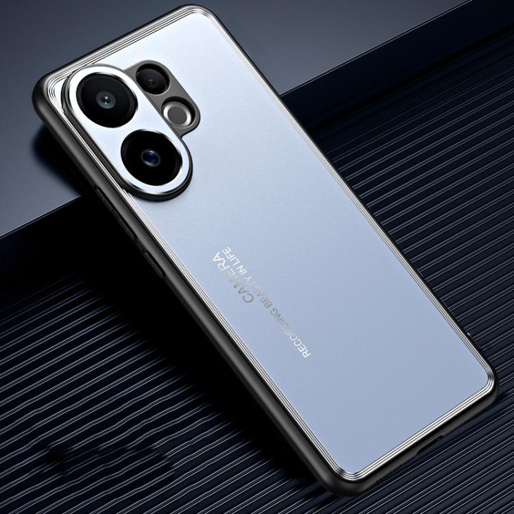 

For vivo S30 Frosted Metal Phone Case(Blue)