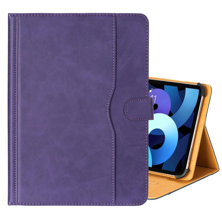 

9-10 inch Two-Color Cowhide Leather Tablet Case(Purple)