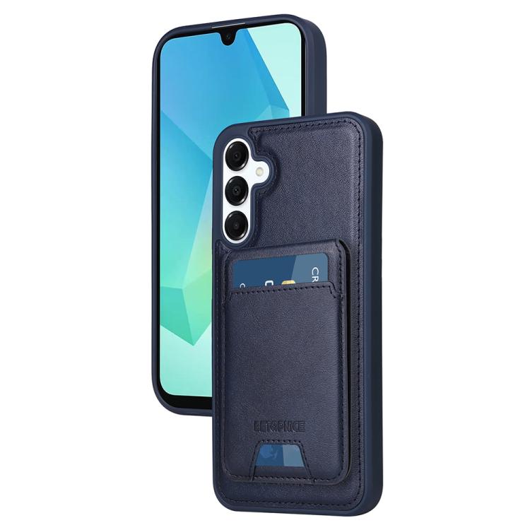 

For Samsung Galaxy A16 5G BETOPNICE Vertical Flip Detachable MagSafe Wallet Phone Case(Blue)
