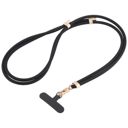 

Adjustable Liquid Silicone Phone Anti-lost Long Lanyard(Black)