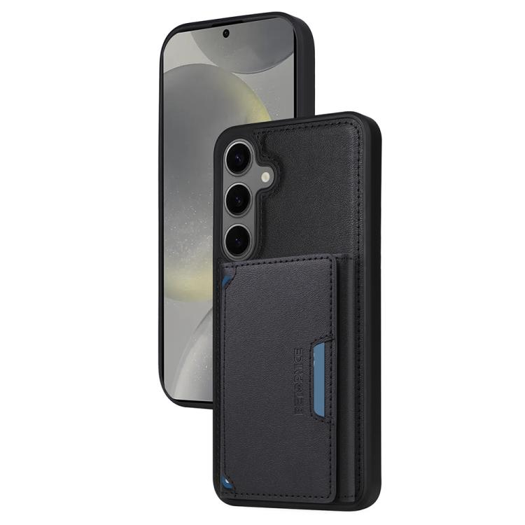 

For Samsung Galaxy S24+ 5G BETOPNICE Horizontal Flip Detachable MagSafe Wallet Phone Case(Black)