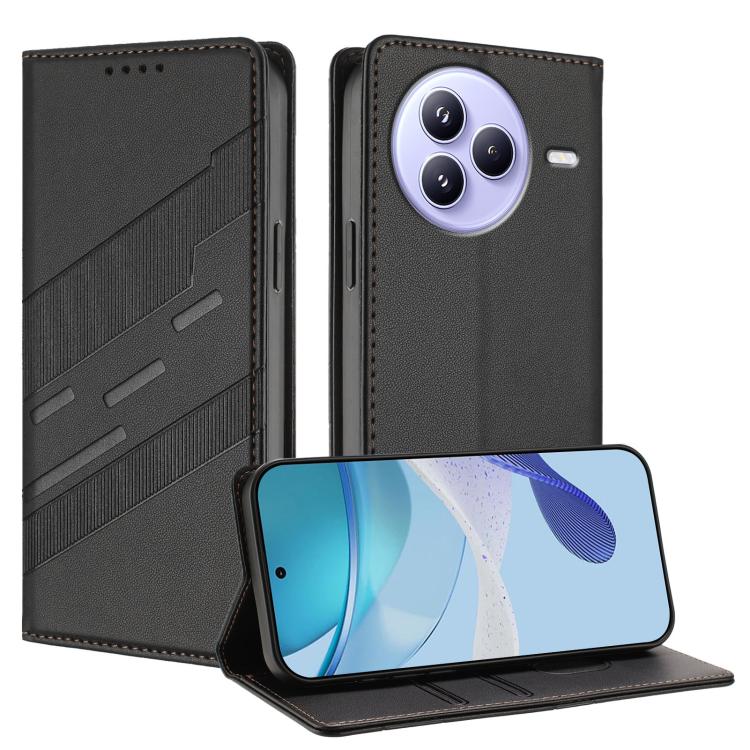 

For Xiaomi Civi 5 Pro Embossed Multi-functional Wallet Retro Leather Phone Case(Black)