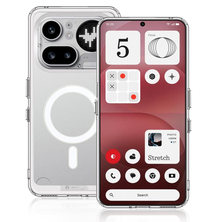 

For Nothing Phone 4a Pro Crystal Clear Magnetic Shockproof Phone Case