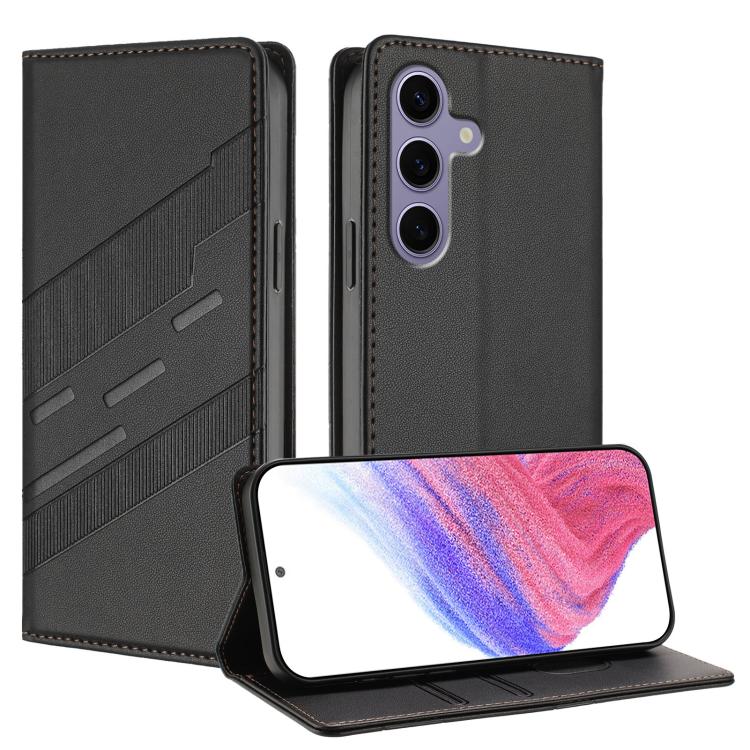 

For Samsung Galaxy S25 5G Embossed Multi-functional Wallet Retro Leather Phone Case(Black)