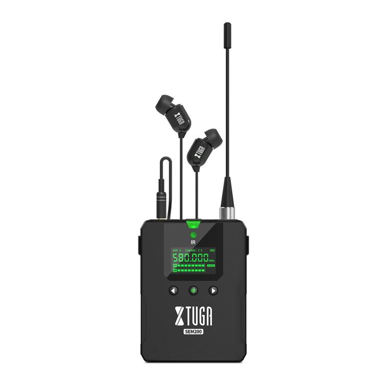 

SEM200 Wireless Stereo Stage Performance Professional In-ear Monitor System One BodyPack