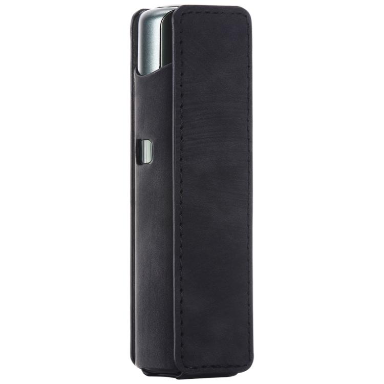 

For lil Solid 3.0 Frosted Retro PU Leather Electronic Cigarette Case(Black)
