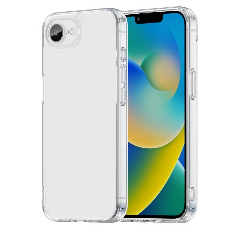 

For iPhone 16e PC Hybrid TPU Airbag Shockproof Phone Case(Transparent)