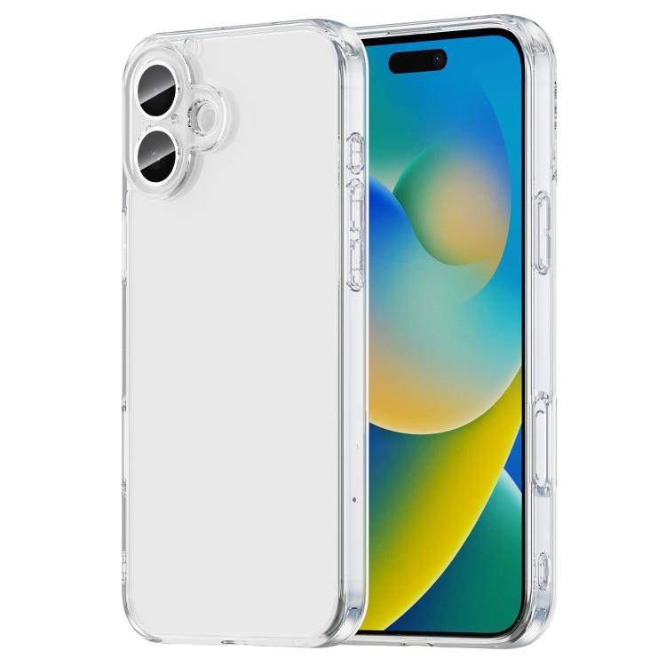 

For iPhone 16 Plus PC Hybrid TPU Airbag Shockproof Phone Case(Transparent)
