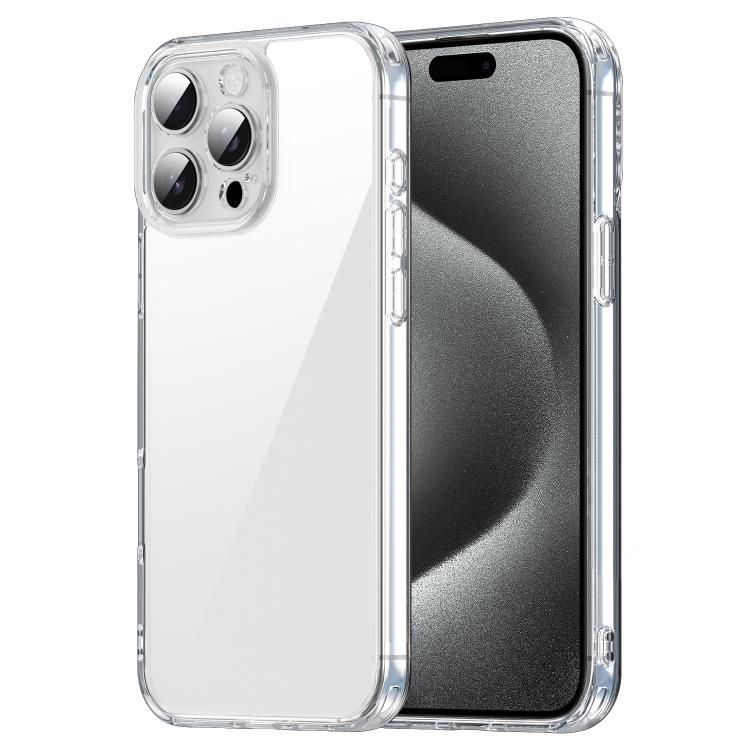 

For iPhone 15 Pro Max PC Hybrid TPU Airbag Shockproof Phone Case(Transparent)