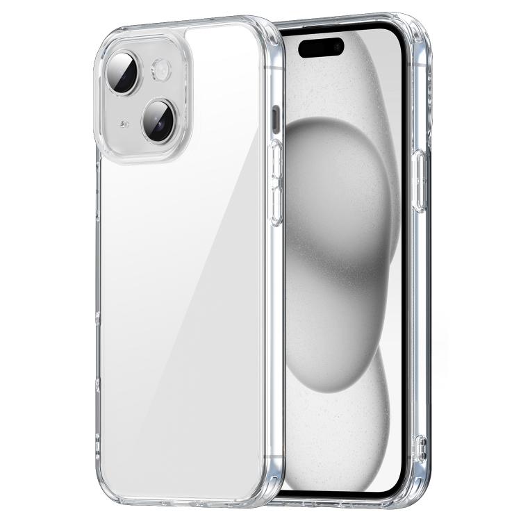 

For iPhone 15 Plus PC Hybrid TPU Airbag Shockproof Phone Case(Transparent)