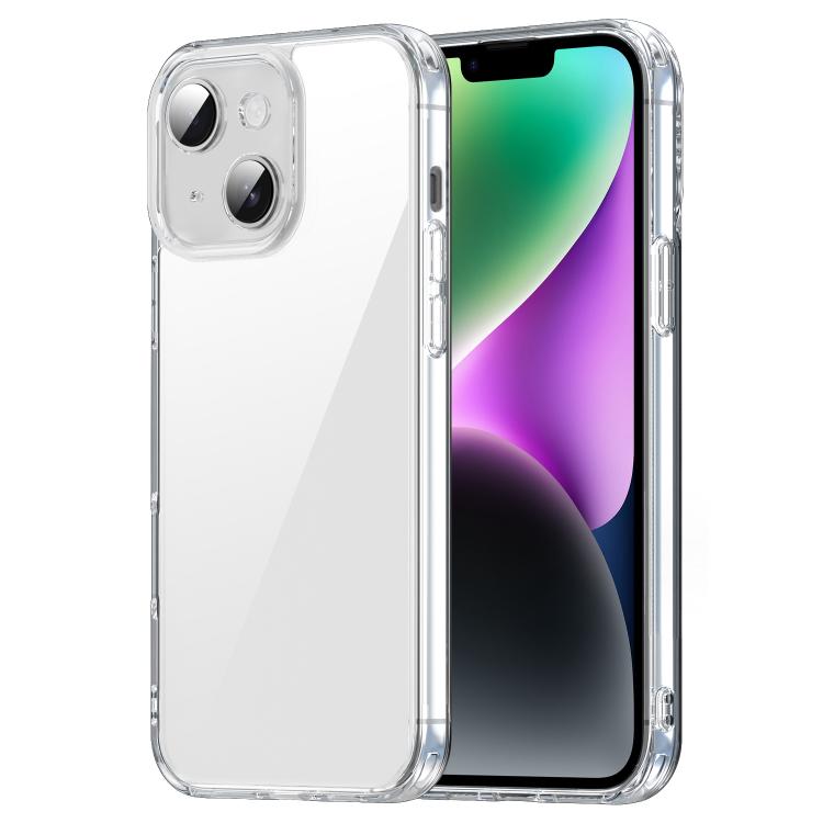 

For iPhone 14 Plus PC Hybrid TPU Airbag Shockproof Phone Case(Transparent)