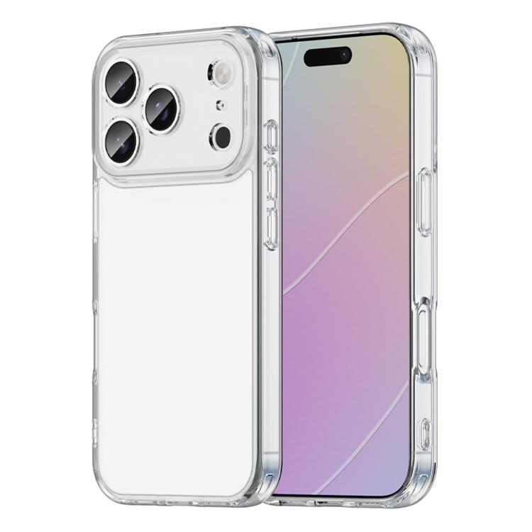 For iPhone 18 Pro PC Hybrid TPU Airbag Shockproof Phone Case(Transparent)