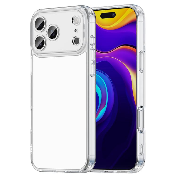 For iPhone 18 Pro Max PC Hybrid TPU Airbag Shockproof Phone Case(Transparent)
