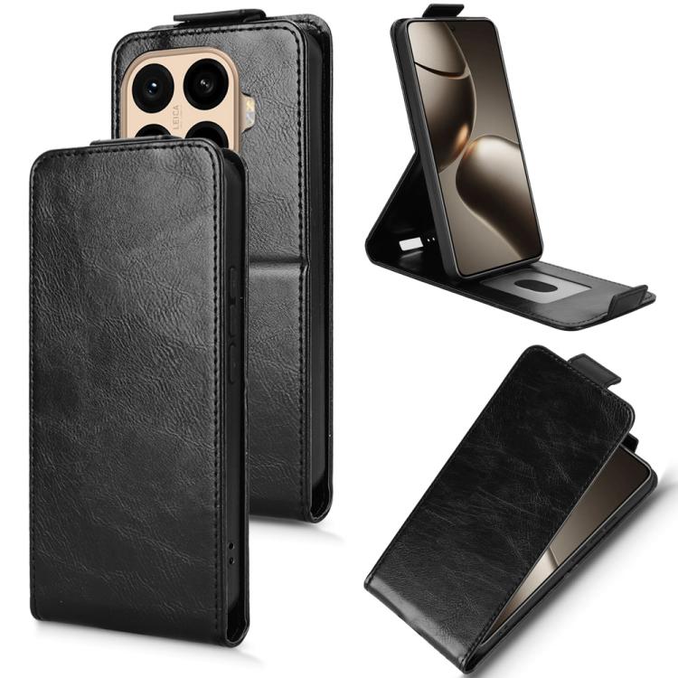 

For Xiaomi 15T Pro 5G Magnetic Vertical Flip Leather Phone Case with Buckle(Black)
