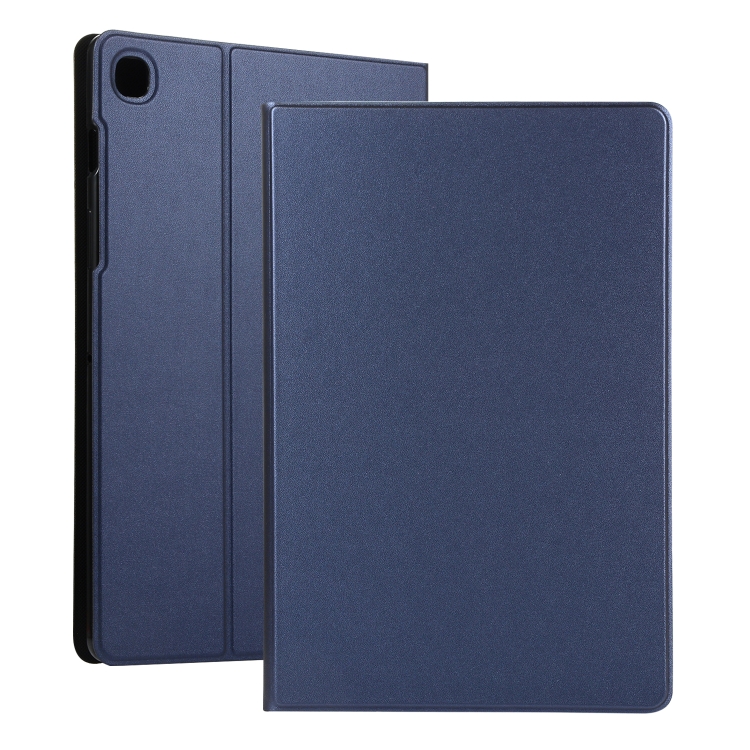 

For Samsung Galaxy Tab A7 / T500 Horizontal Flip Elasticity PU + TPU Leather Case with Holder(Dark Blue)