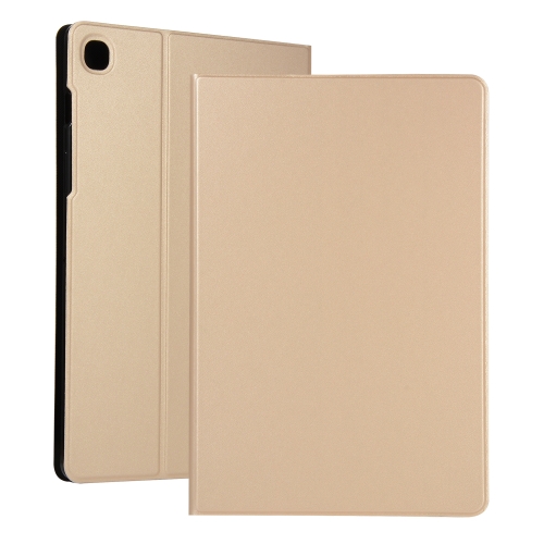 

For Samsung Galaxy Tab A7 / T500 Horizontal Flip Elasticity PU + TPU Leather Case with Holder(Gold)