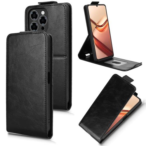 

For Doogee Note 58 / Note 58 Pro Magnetic Vertical Flip Leather Phone Case with Buckle(Black)