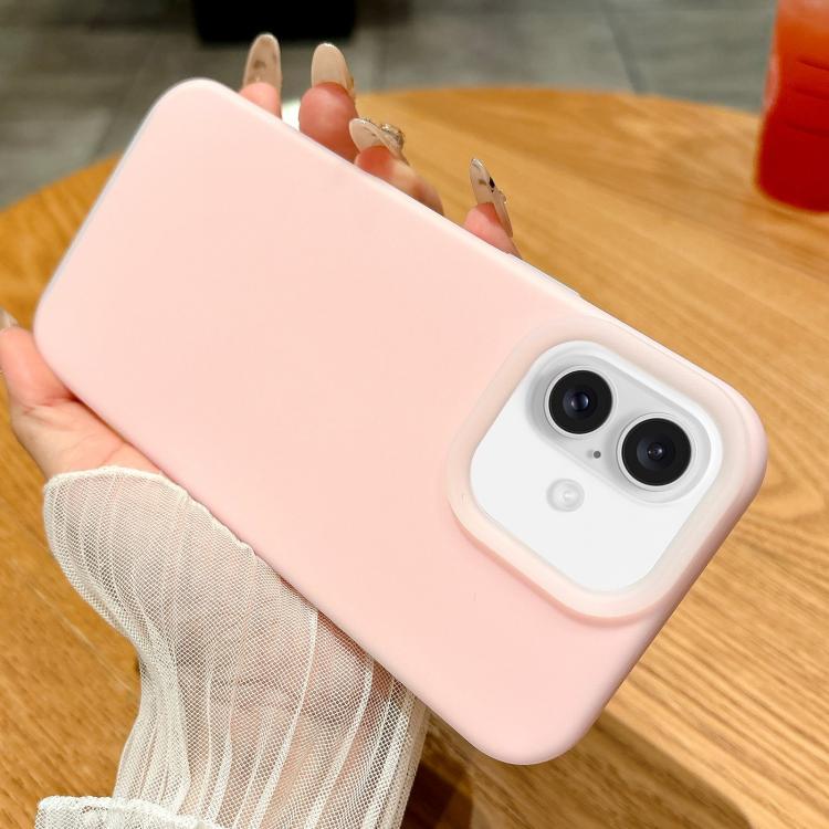 

For iPhone 16 Plus Jelly Silicone Skin-feel Phone Case(Pink)