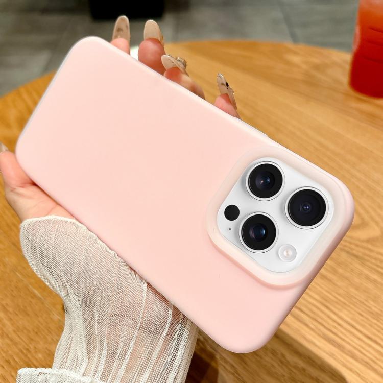 

For iPhone 16 Pro Jelly Silicone Skin-feel Phone Case(Pink)