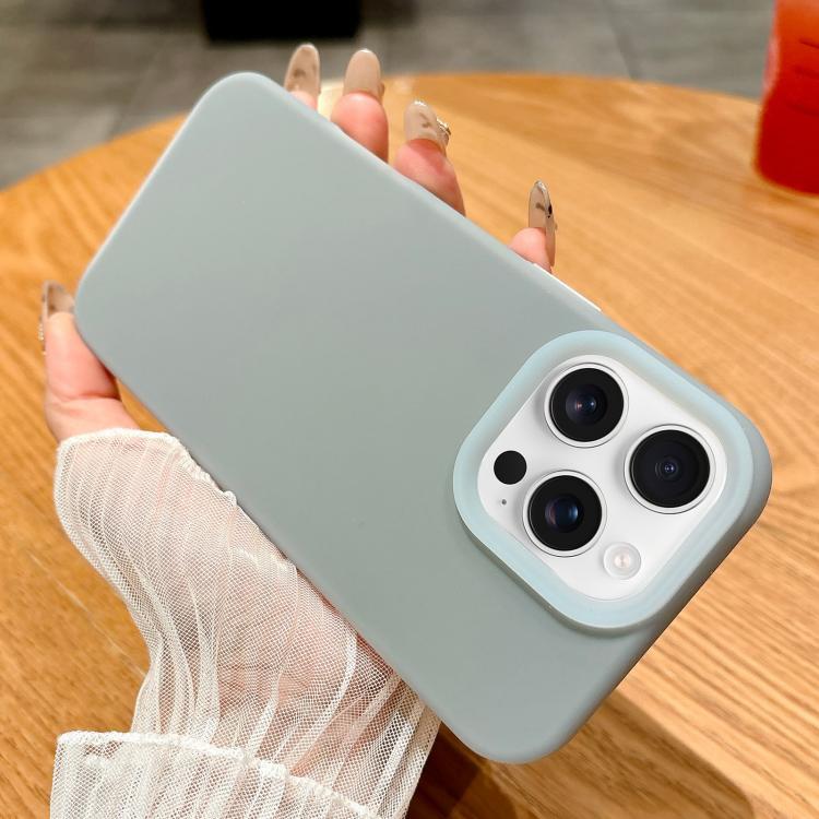 

For iPhone 16 Pro Jelly Silicone Skin-feel Phone Case(Grey)