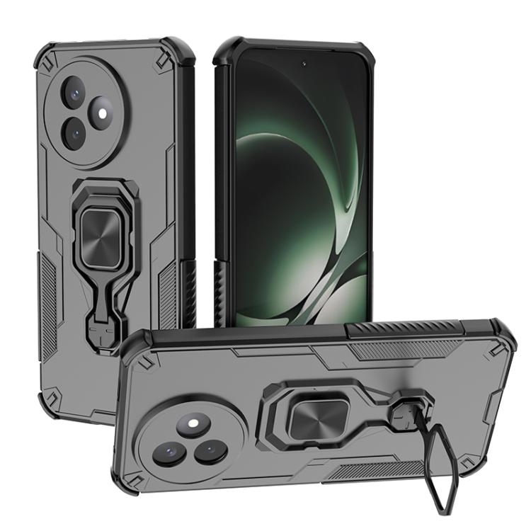 

For Redmi K80 Ultra Metal Kickstand TPU Hybrid PC Phone Case(Black)