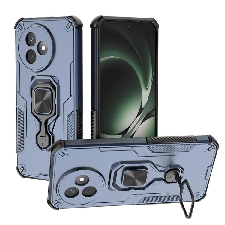 

For Redmi K80 Ultra Metal Kickstand TPU Hybrid PC Phone Case(Blue)