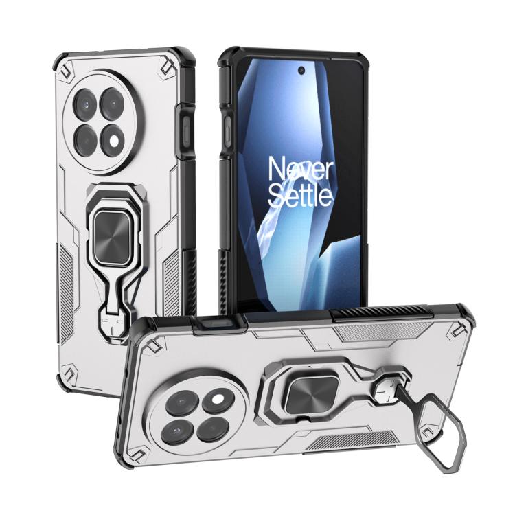 

For OnePlus Ace 5 / 5 Pro Metal Kickstand TPU Hybrid PC Phone Case(Grey)