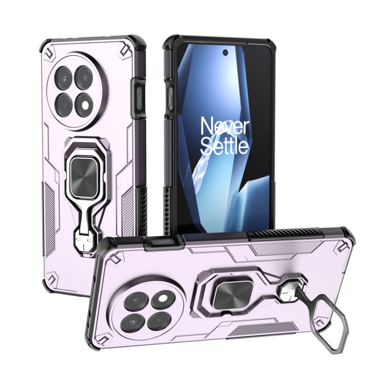 

For OnePlus Ace 5 / 5 Pro Metal Kickstand TPU Hybrid PC Phone Case(Purple)