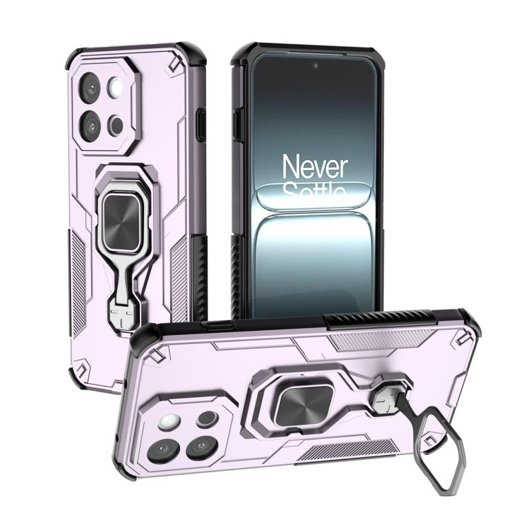 

For OnePlus 13T Metal Kickstand TPU Hybrid PC Phone Case(Purple)