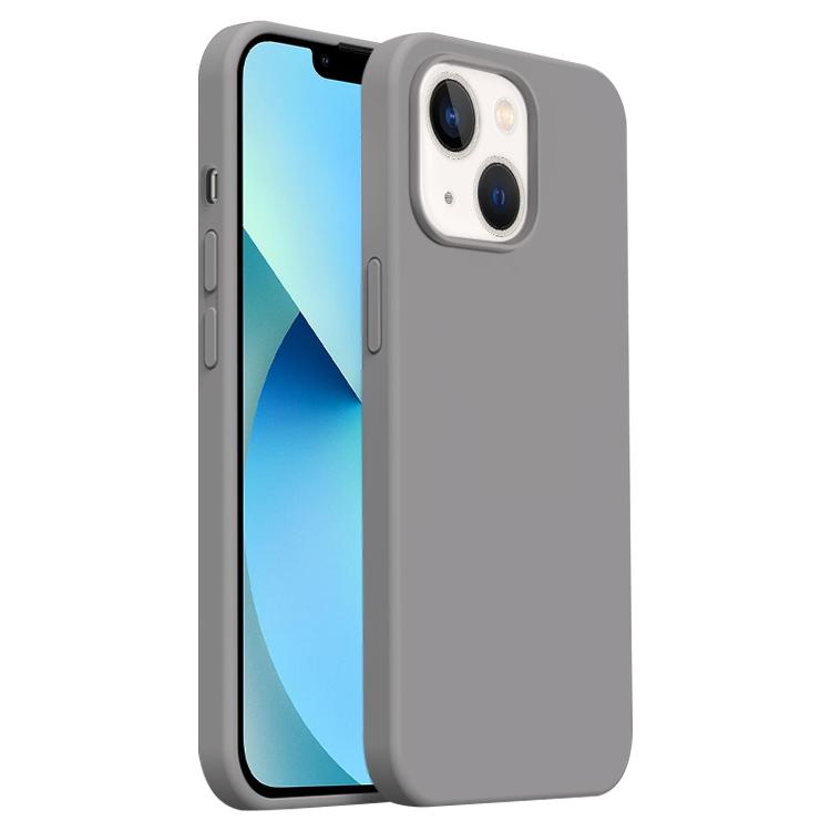 

For iPhone 13 Burom Cloud Sensing Ultra-thin Liquid Silicone Full Coverage Phone Case(Fifty Shades of Grey)