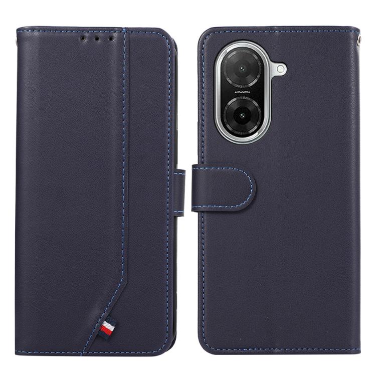 

For Redmi A5 4G 173.3mm ABEEL Delicate Texture Splicing RFID Leather Phone Case(Blue)