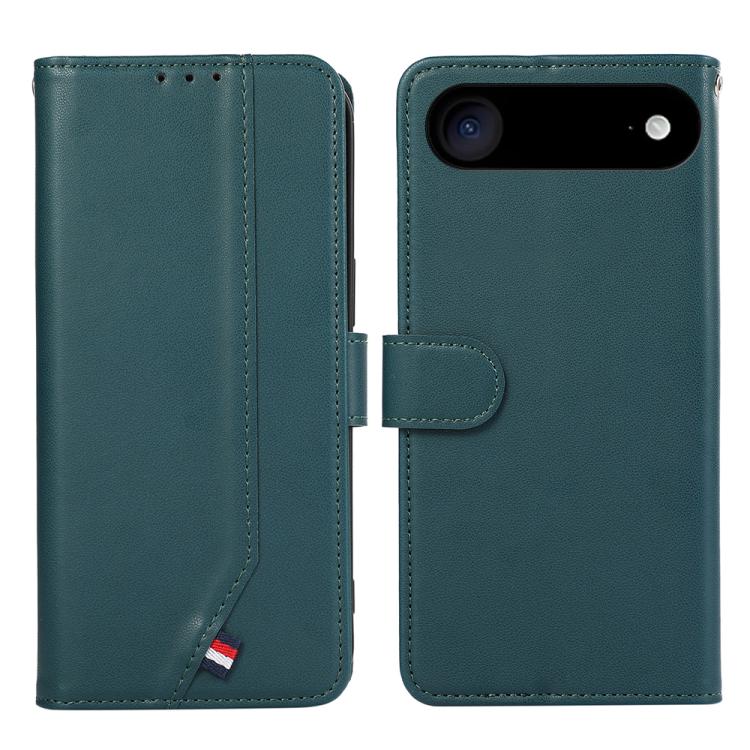 

For iPhone Air ABEEL Delicate Texture Splicing RFID Leather Phone Case(Green)