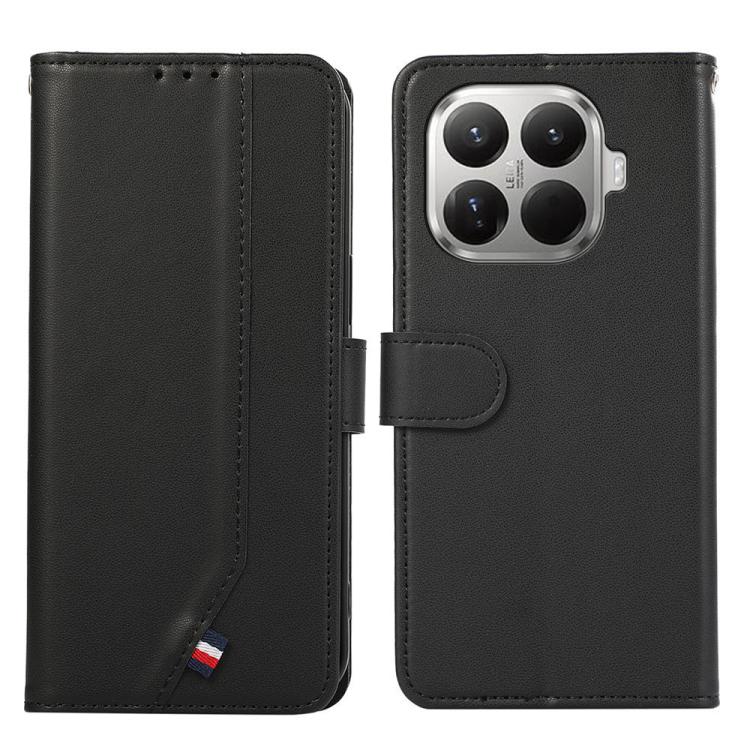 

For Xiaomi 17T Pro 5G ABEEL Delicate Texture Splicing RFID Leather Phone Case(Black)