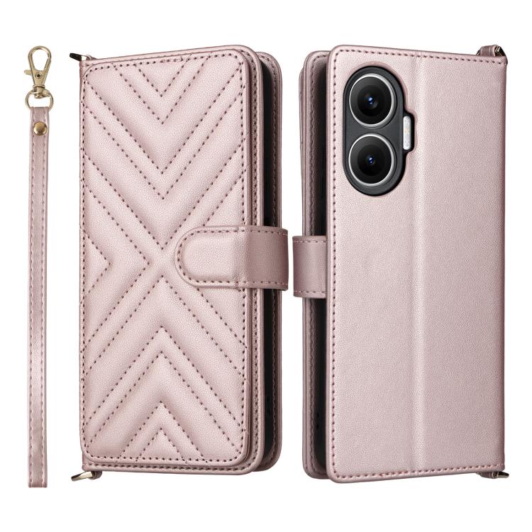 REDMI Turbo 4 Pro ピンク スマートフォン 本体 ケース付き Redmi Turbo 4 Pro 5G用多機能6カードスロットレザー携帯ケース