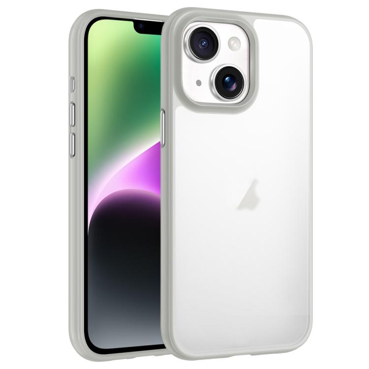 

For iPhone 14 Phantom Frosted Airbag Shockproof Transparent Phone Case(Grey)