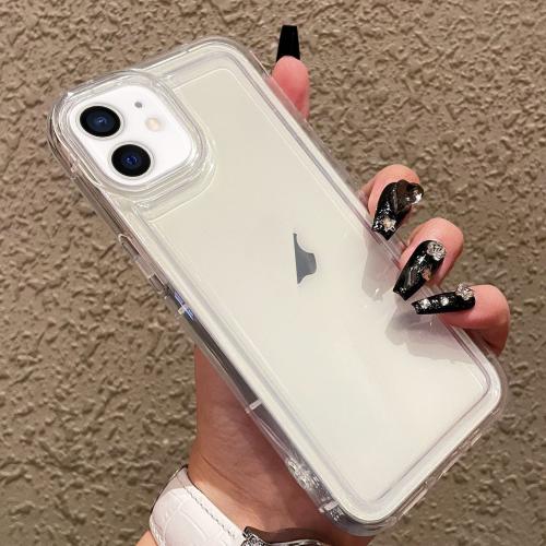 

For iPhone 12 mini Photo Frame Airbag Shockproof TPU Phone Case(Transparent)
