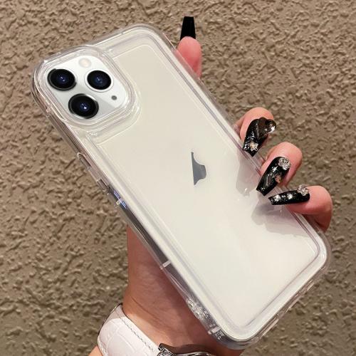 

For iPhone 11 Pro Photo Frame Airbag Shockproof TPU Phone Case(Transparent)