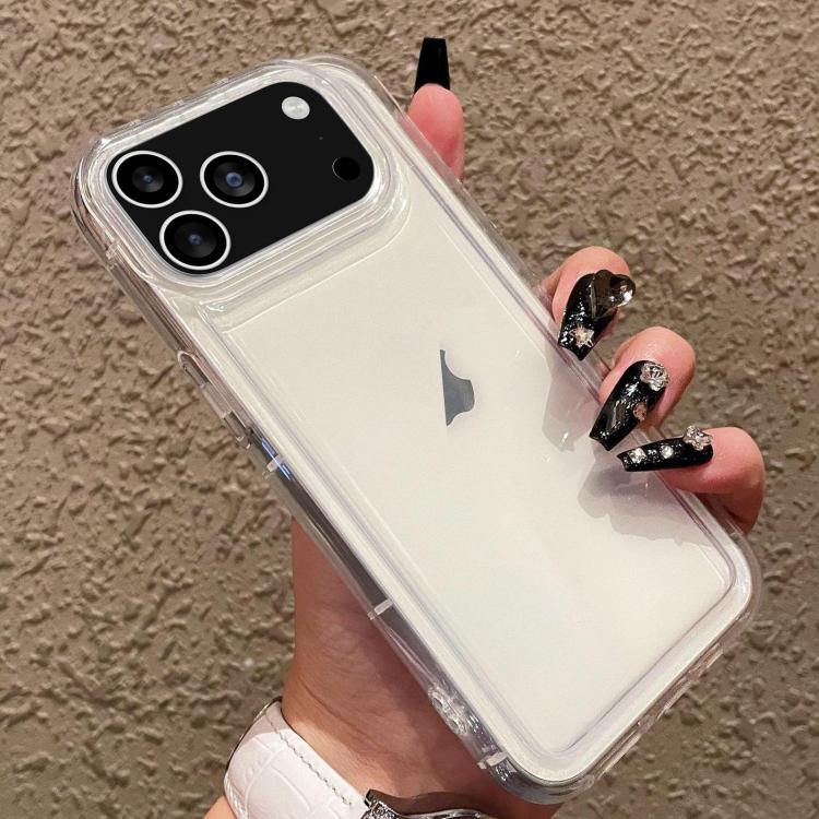 

For iPhone 17 Pro Max Photo Frame Airbag Shockproof TPU Phone Case(Transparent)